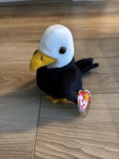 Ty Beanie Baby 1996 Retired - Baldy the Eagle - Plush with Tags