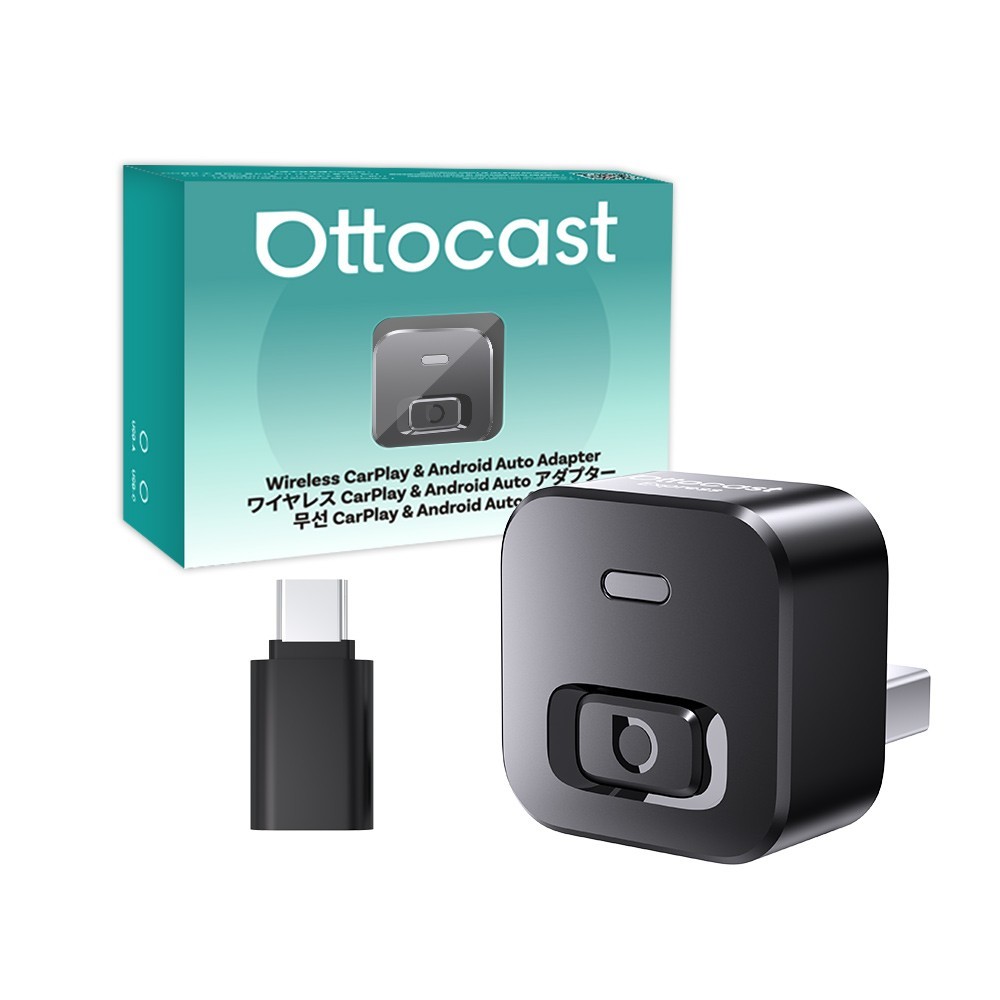 OTTOCAST Play2Video Ultra AIBox Wireless CarPlay/Android Adapter w