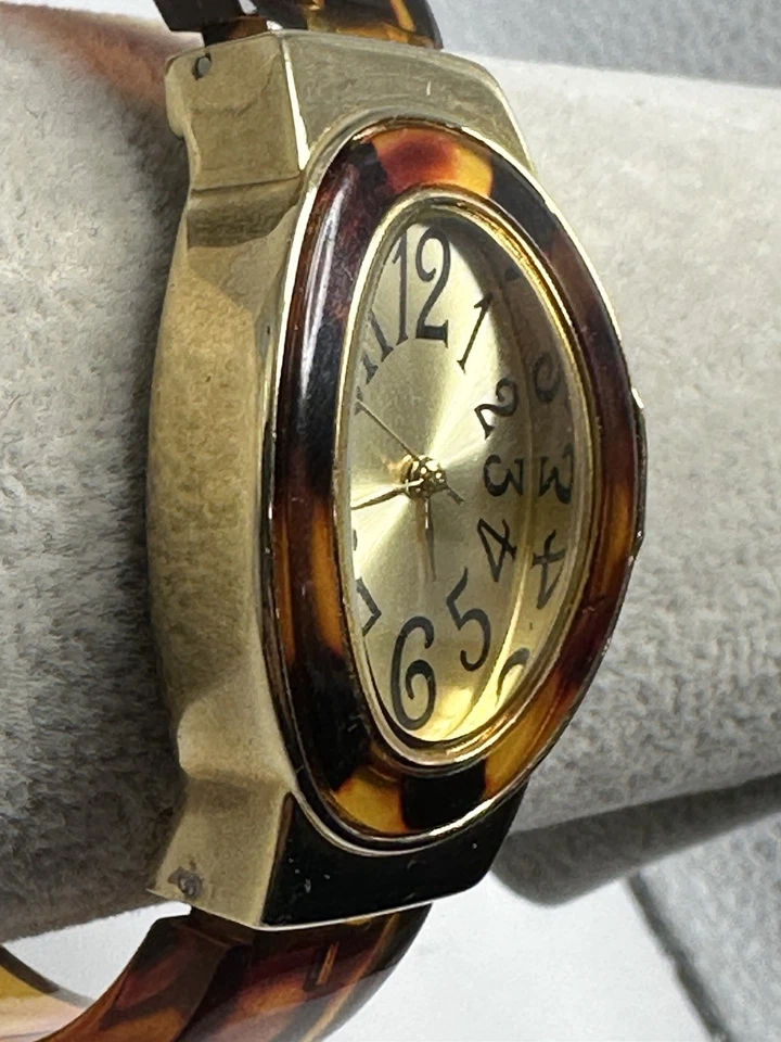 Reloj Avon Damas Puño F3111441 Batería Nueva 29MM 6.25" Imitación Tortuga H15 Foto 3 de 4