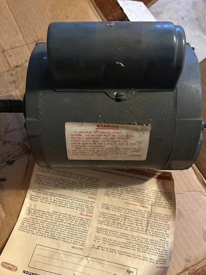 Motor eléctrico de CA Westinghouse 1/2 HP nunca usado Foto 4 de 4