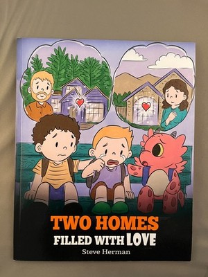 Two Homes - Filled with Love - Children's book explaining seperation / Trennung