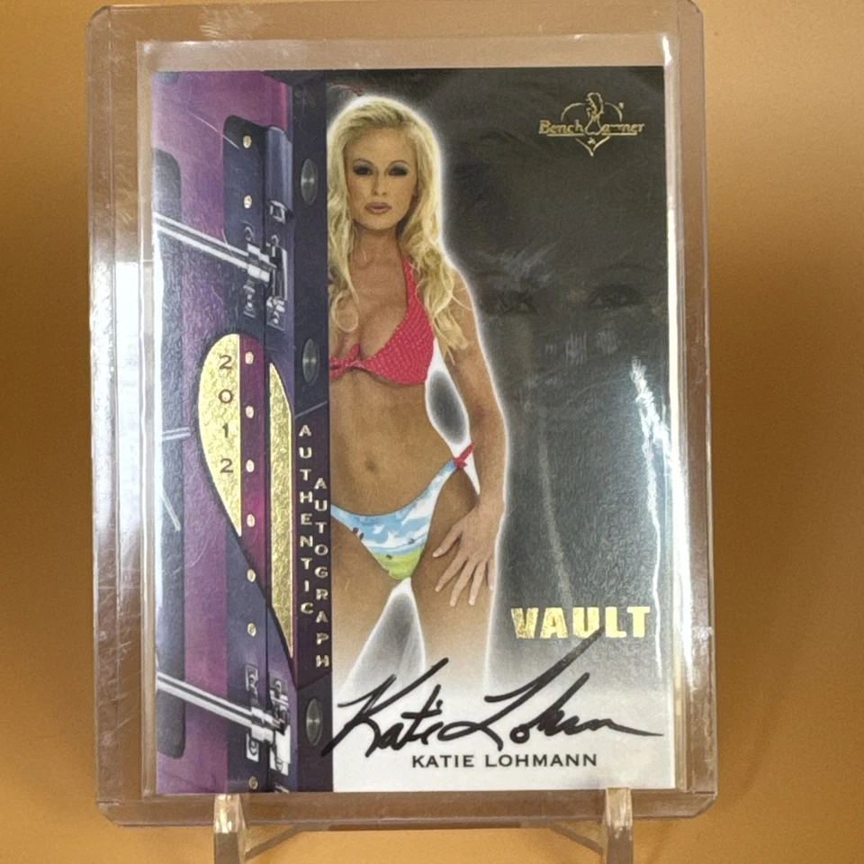 2012 Bench Warmer Katie Lohmann Vault Autograph Auto NNO - Image 2 of 3
