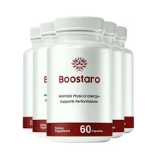 5-Pack Boostaro Capsules, Boostaro Male Pills, Boostaro Supplement -300 Capsules