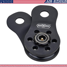 Winch Snatch Block 22000lbs10t Max Load Heavy Duty Rope Pulley Uncolor Black Winch Snatch Block 22000lbs10t Max Load Heavy Duty Rope Pulley Uncolor Black