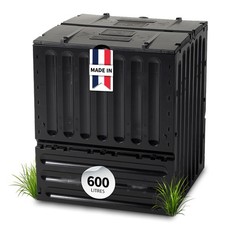 GARANTIA ECO-KING Composteur 600 L, noir