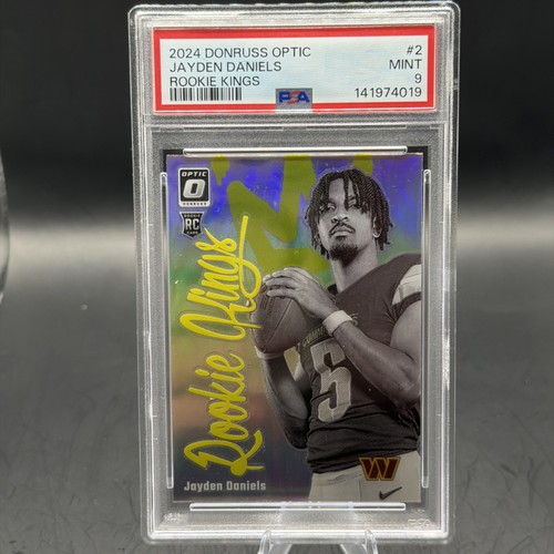 2024 Donruss Optic Jayden Daniels Rookie Kings #2 SSP RC PSA 9 Commanders