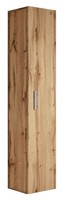 Badplaats Badezimmerschrank Pluto 30 X 30 X 150 Cm Eiche - Hoch Badschrank Mit 1