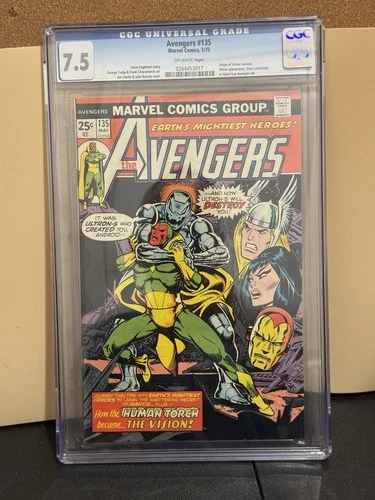 Avengers #135 Cgc 7.5 Graded