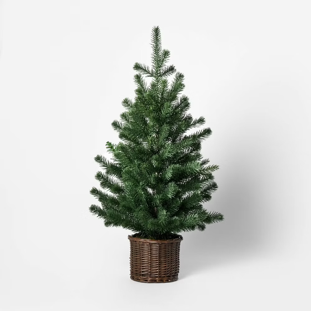 30" Spruce Artificial Christmas Tree Blue - Threshold designed with Studio McGee