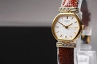 Vtg 1983 Seiko bracelet 1221-5130 SGP Gold Hexagon 6P CZ Qz Womens Watch JAPAN