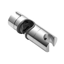 Shower Head Holder for Slide Bar Adjustable 0.71-1.00 in 18-25 mm O.D, Chrome