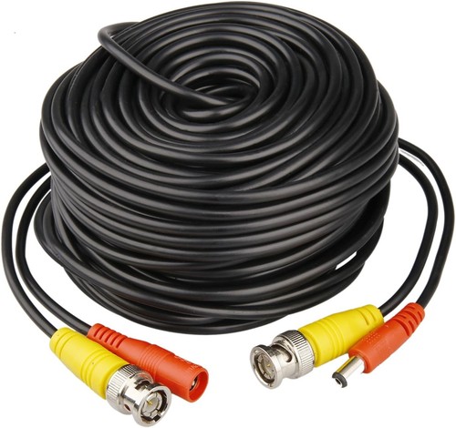 4-Pack 100ft BNC Video Power Cables with Connectors for CCTV Installations - Picture 9 of 11