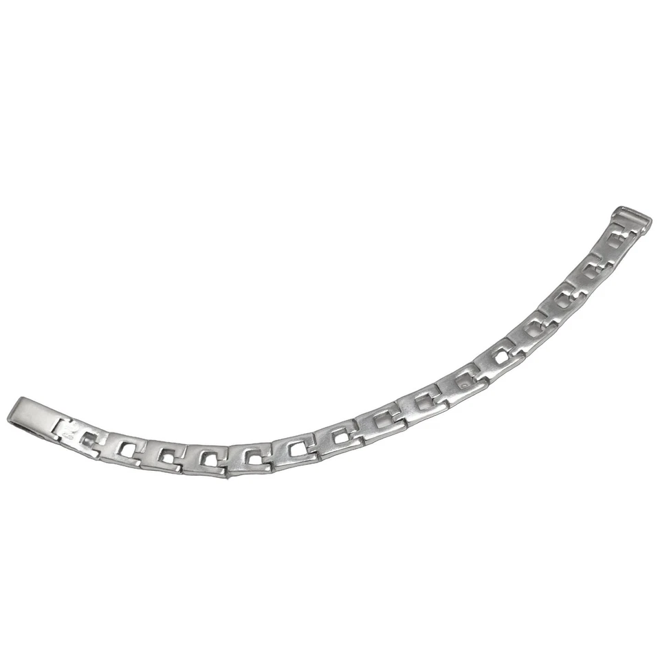 GUCCI Bracciale Braccialetto Ritaglio Catena Argento 925 Accessorio Donna... - Immagine 2 di 4