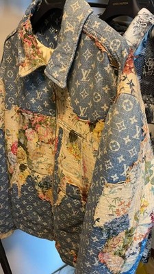 Louis Vuitton Destroyed Workwear Demin Jacket