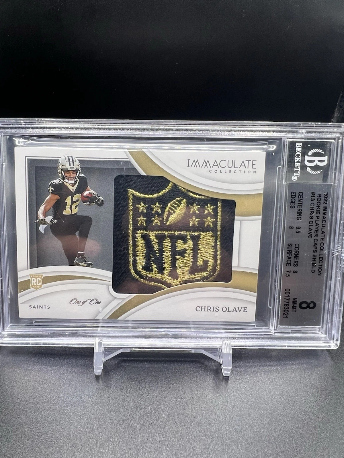 Chris Olave Panini Immaculate Collection Rookie Logos #RLCOL Player Caps-Team Logo