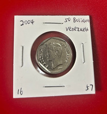2004 Venezuela 50 Bolivares Coin - Nice World Coin !!!