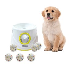 Automatic Ball Launcher for Dogs  The Upgraded Ball Thrower Adjustable Distan...