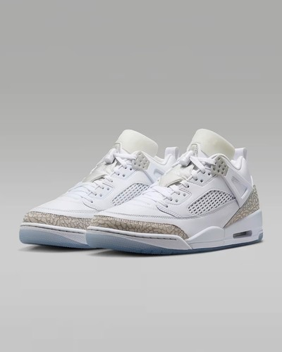 Jordan Spizike Low Men's Size 11.5 White/Neutral Gray FQ1759-103 Fast Shipping