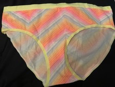 Victoria Secret Multicolor Hip Hugger Panties~ Size large~NWT