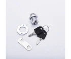 Mailbox lock furniture lock cabinet lock 16 mm or 20 mm including 2 keys