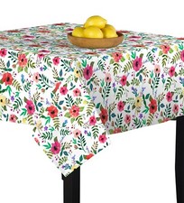 Mother's Day Floral Signature Square Tablecloth Assorted Sizes