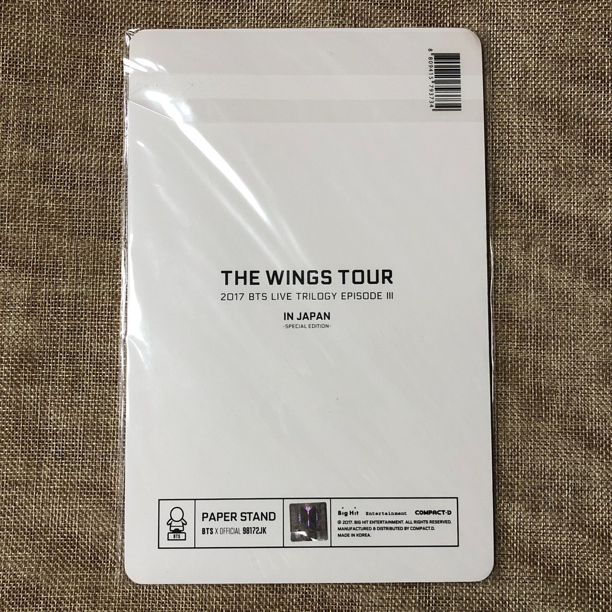 BTS WINGS PAPER STAND