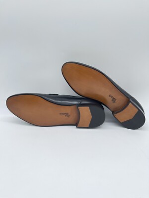 Allen Edmonds Men’s Shoe Bergamo Strap Loafer Black Leather Size 11.5 B #49010 $395 Allen Edmonds Bergamo Black Strap Leather Loafers New  main image 4