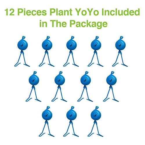 OPULENT SYSTEMS 12-Pack Retractable Plant Yoyo Hangers with Stopper for Grow ... - Picture 2 of 6