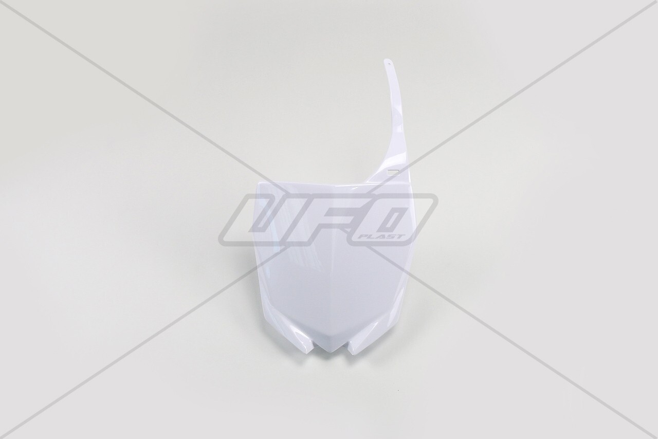 Plaque de départ Yamaha YZ 125 plastique blanc carénage motocross 2015-2018