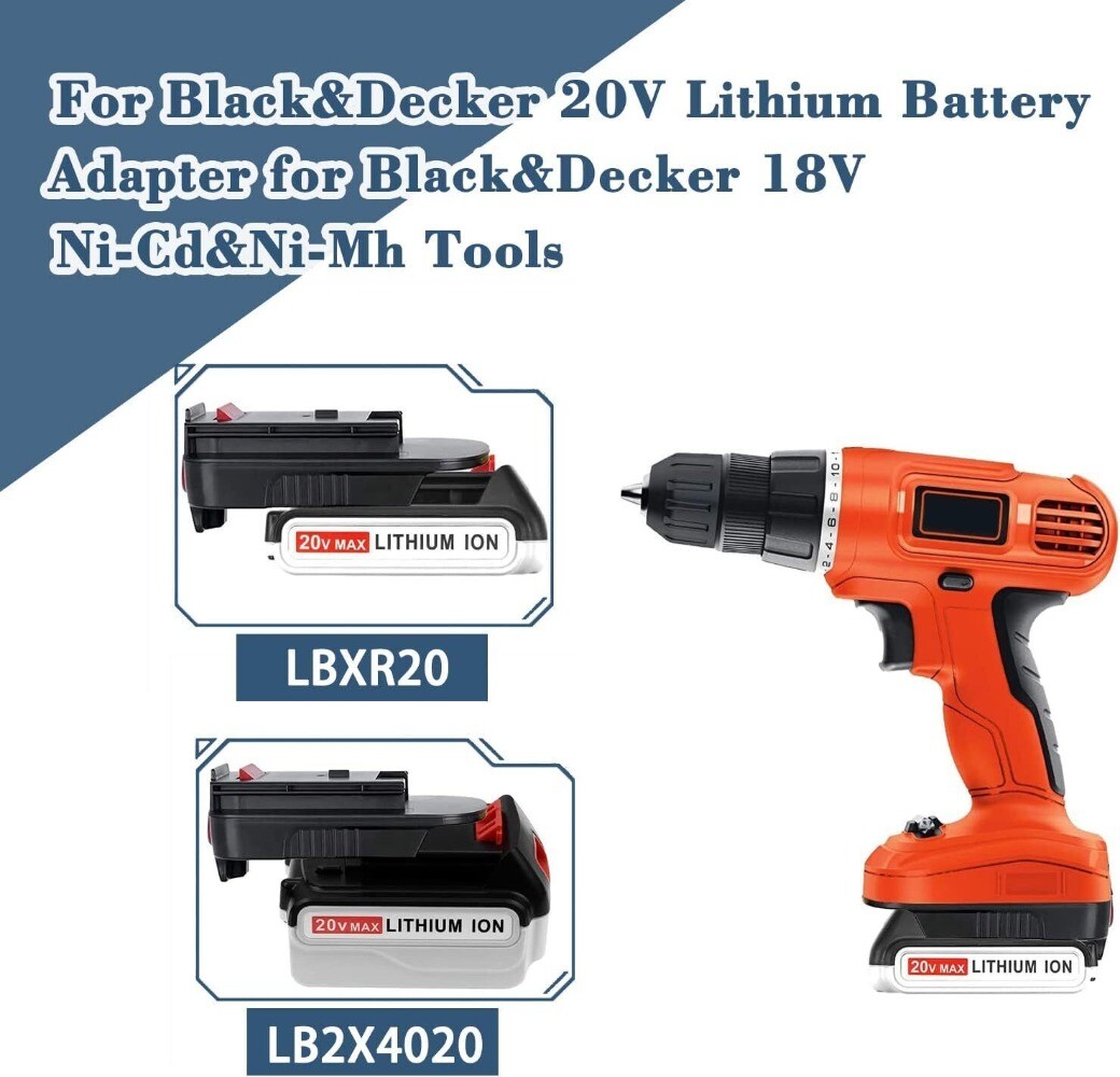 Hojalis LithiumIon Battery Charger for Black & Decker, 18V Lithium Ion Battery Charger Hojalis LithiumIon Battery Charger for Black & Decker, 18V Lithium Ion Battery Charger
