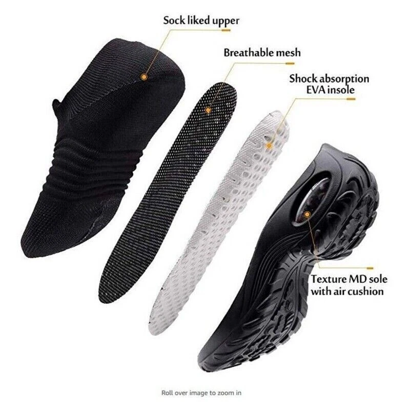 Women's Walking Shoes Sneakers Orthopedic Diabetic Nursing Running Jogging Shoes - Image 4 of 4