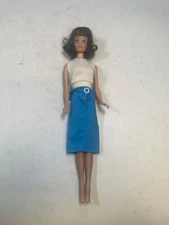 1962 Vintage Midge Brunette Flip Hair Doll Straight Leg Freckles