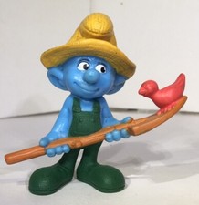 The Smurfs Farmer 2011 McDonalds' Happy Meal Toys Peyo 7 Action Figures