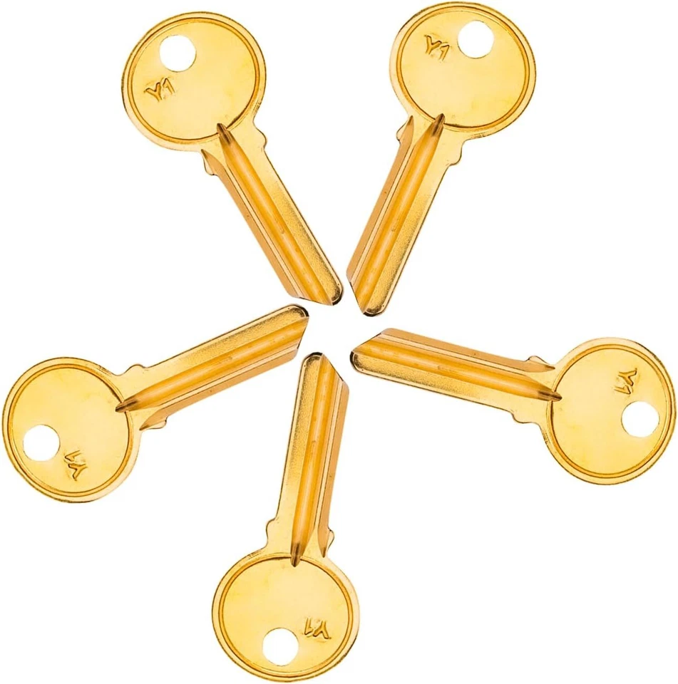 50PCS 5YA1 KEY BLANKS FOR LOCKSMITH FITS Y1 KEY SET BRASS FINISH Y1 KEY BLANK - Image 4 of 4
