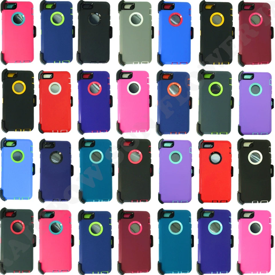 For Apple iPhone 6S/ 7 / 8 Plus Case Cover Shockproof Heavy Duty with Belt Clip - Image 2 of 4