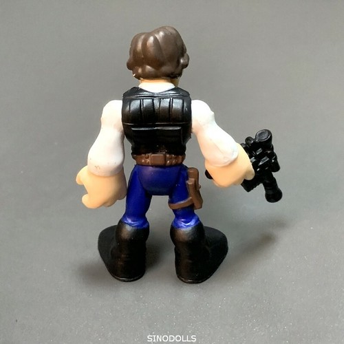 5PCS Playskool Galactic Heroes Star Han Solo w/ Gun Action Figure 2.5'' Toy - Picture 4 of 4