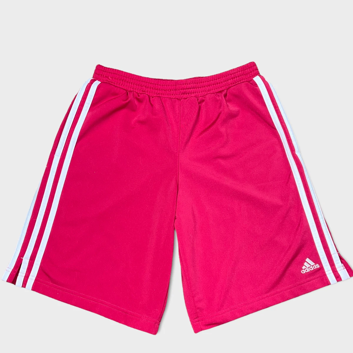 Adidas Pink Athletic Shorts Girls Activewear Gym Shorts Size XL