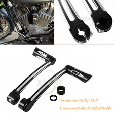 Black Heel Toe Shift Lever W/Shifter Pegs For Harley Street Glide Special FLHXS