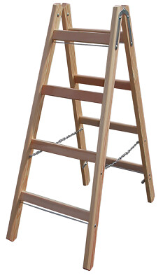 STABILO SPROSSEN-DOPPELLEITER HOLZ 2x12 SPROSSEN