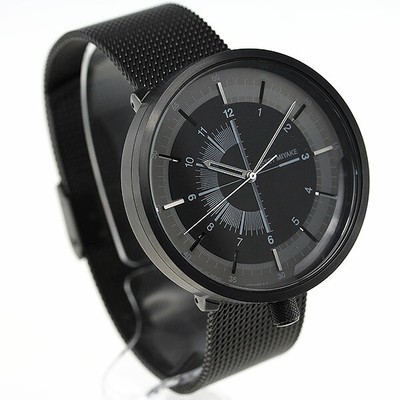 ISSEY MIYAKE Watch NYAK001 Unisex 1/6 One Six Round Face Analog Black JAPAN NEW
