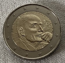 2 € Münze Frankreich 1916-2016 „Francois Mitterrand“ Gedenkmünze  "Zirkulierter"