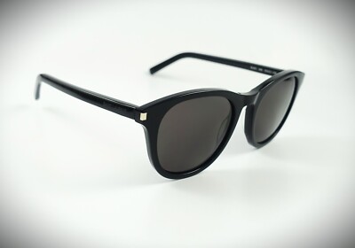 Saint Laurent Sonnenbrille SL 401-005 schwarz rund  Größe 53/21/145  NEU