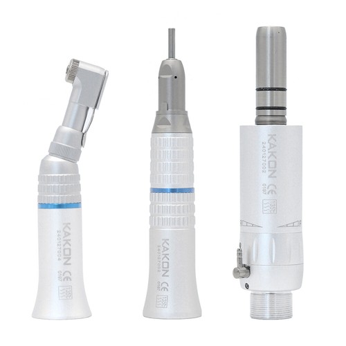 Kit de pieza de mano dental 1:1 baja velocidad contra ángulo recto tipo E mortero de aire B2 M4 - Imagen 9 de 26