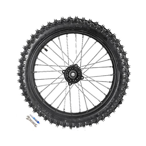 Rueda delantera 17" + rueda trasera 14" 90/100-14 70/100-17 para Dirt Pit Bike 125cc SSR - Imagen 13 de 17