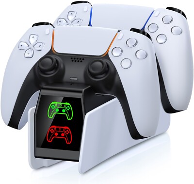 Ladestation für Dualsense Wireless/Edge Controller,PS5 Controller Ladestation