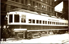 Cleveland Southwestern Railway Postcard Trolley Interurban Tram RPPC Reprint