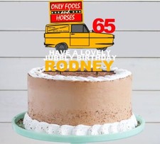 FandH Rodders Delboy personalisierbarer Kunststoff-Kuchenaufleger in jeder Farbe
