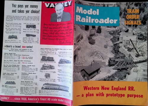 Model Railroader Magazine October 1958 Western New England Railroad - Picture 5 of 5