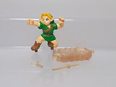 Link Legend of Zelda Ocarina of Time Full Color Collection Figure Bandai  1.4in