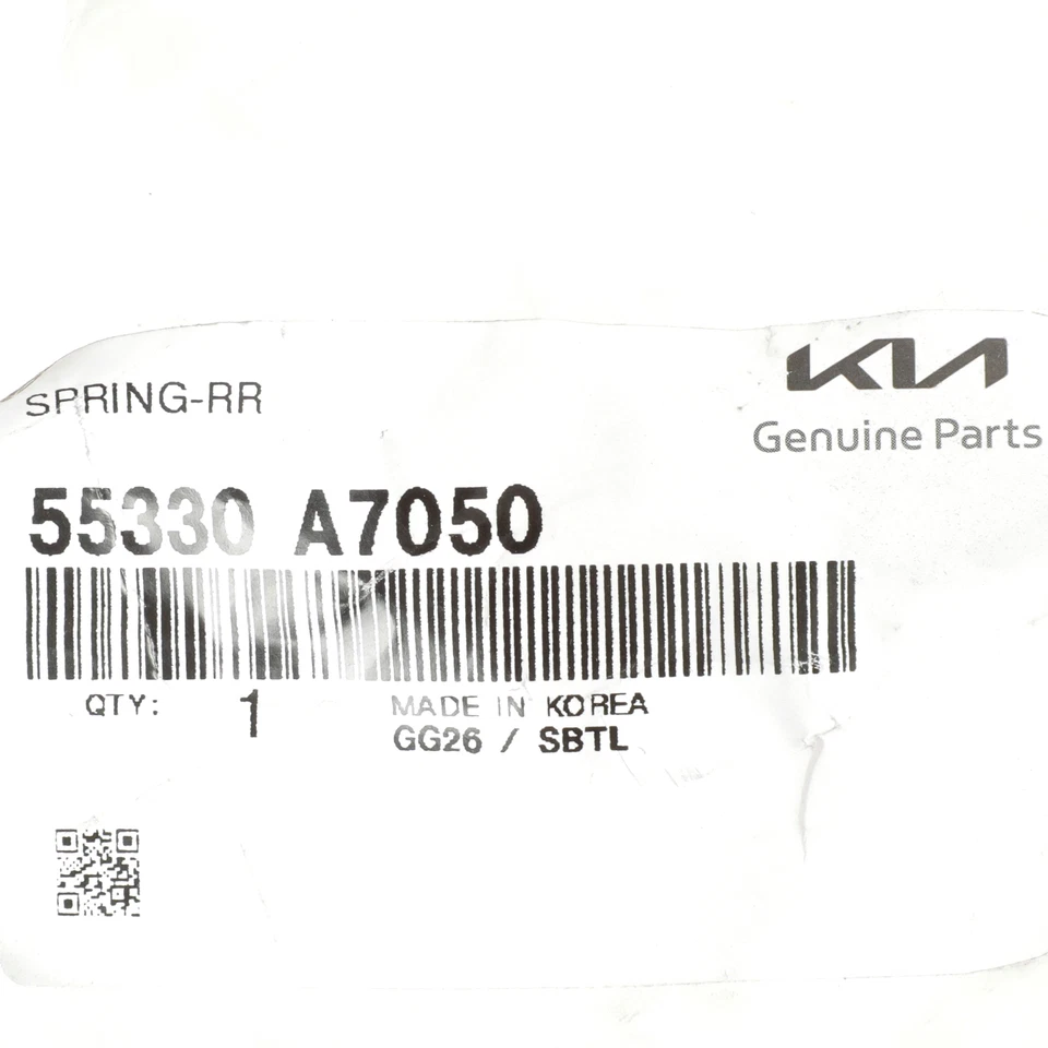 Mola helicoidal de suspensão traseira Forte Forte5 Forte Koup 55330-A7050 nova do fabricante de equipamento original 13-18 - Imagem 3 de 3